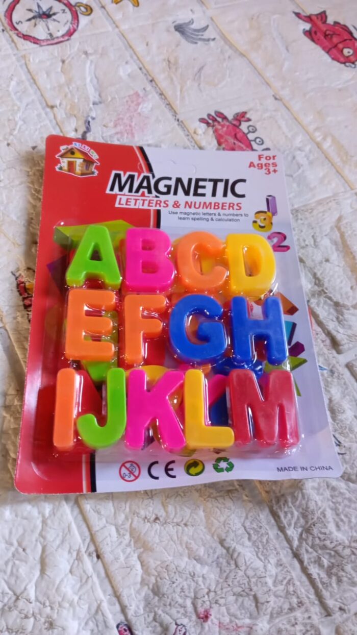 English A to Z Small letter Colorful Magnetic Alphabet to Educate Kids in Fun Play & Learn | Toy for Preschool Learning, Spelling, Counting (26 Alphabet) - Image 7