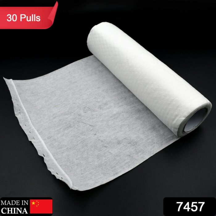 Kitchen Printed Tissue Roll Non-stick Oil Absorbing Paper Roll Kitchen Special Paper Towel Wipe Paper Dish Cloth Cleaning Cloth 30 sheets - Image 2