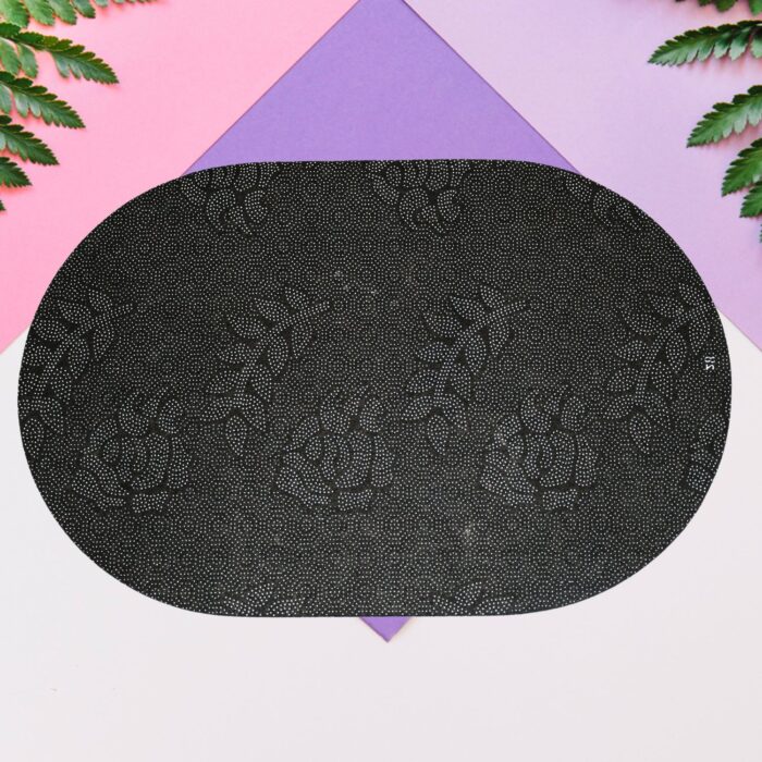 Floor Mat, Bath Mat, Door Mat Floral Pattern, Washable, Non-Slip, Stylish, Design Print Rug Mat, Stylish, Quality, Abrasion Resistant, Soundproofing, Hot Carpet, All Seasons, For Kitchen, Bedroom, Living Room (59x40 Cm) - Image 3