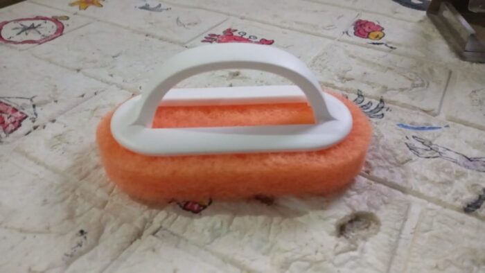 Sponge Kitchen Pot Brush With Handle Reusable And Washable Eraser Cleaner Removal Tool Sink Pot Dish Scrubber Bathroom Decontamination Cleaning Brush Glass Stove Top Cleaners Daily (1 Pc) - Image 7