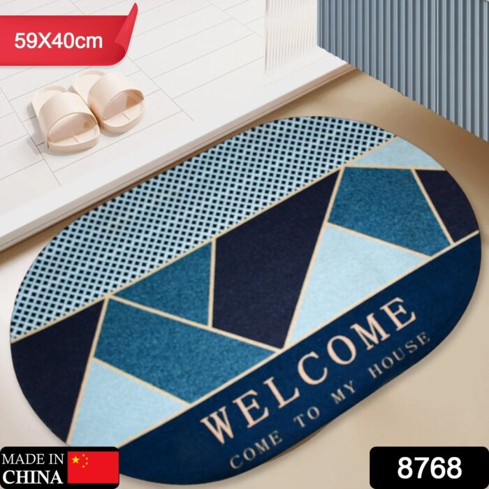 Floor Mat, Bath Mat, Door Mat Floral Pattern, Washable, Non-Slip, Stylish, Design Print Rug Mat, Stylish, Quality, Abrasion Resistant, Soundproofing, Hot Carpet, All Seasons, For Kitchen, Bedroom, Living Room (59x40 Cm) - Image 2