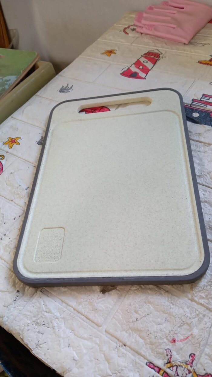 Plastic Chopping Board (Large): 37x25cm, Multipurpose Cutting Board - Image 6