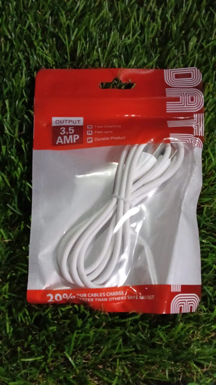 Type C data cable with 3.5 Amp Fast Charging Cable (900 MM / 1 Pc) - Image 8