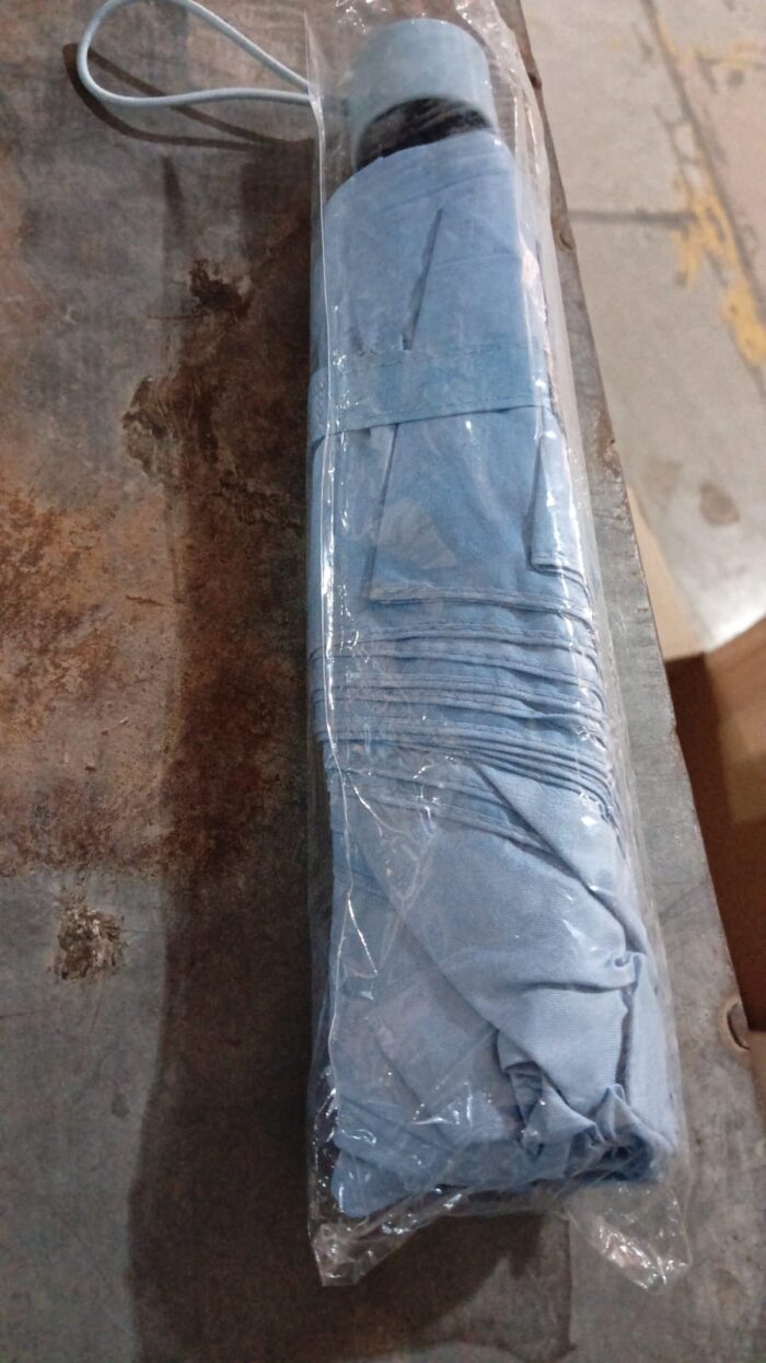 3-Fold Sun Protective Solid Foldable Umbrella (1 Pc) - Image 7