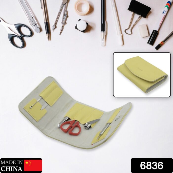Nail Scissors Professional Nail Clippers Kit Manicure Set 6 Pieces Top Grade Stainless Steel Grooming Kit With Travel Case For Travel Or Home Manicure Set (6 Pc Set) - Image 2