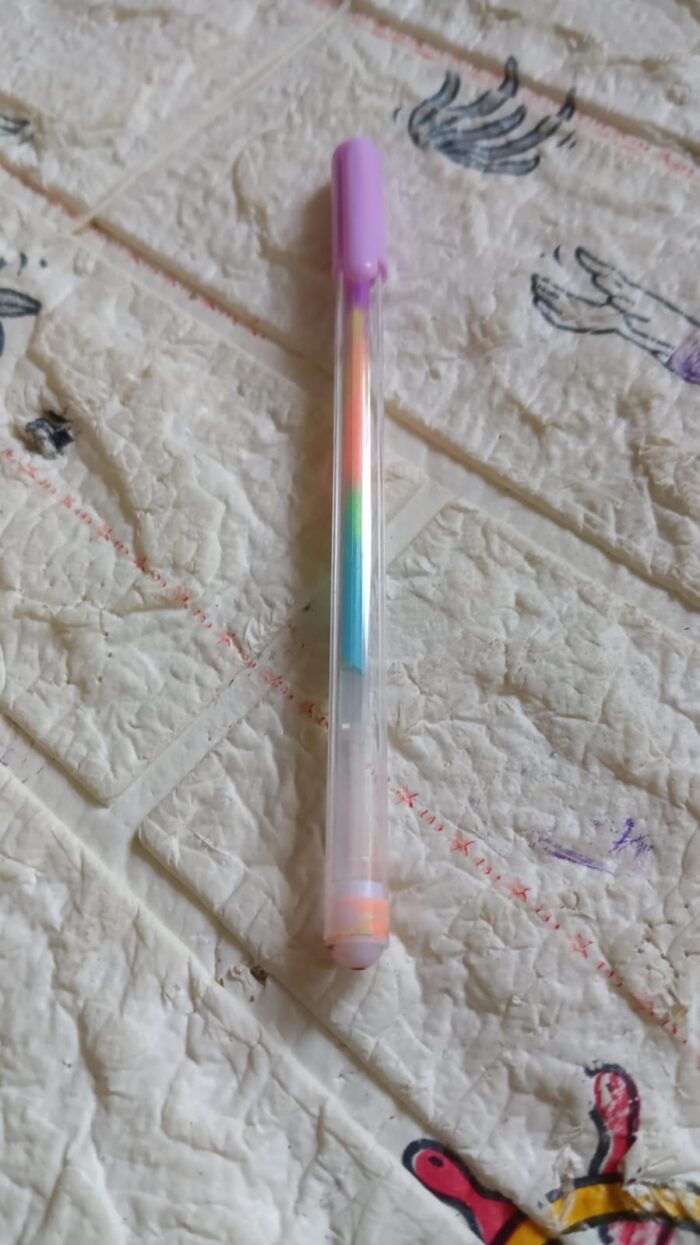 6-in-1 Color Change Pen Gel Pens Color Change Pen Rainbow Color Change Funky Pens, Gel Pen, coloring pen, Roller Ball Pens, School Office Supply Gift Stationery New Released Sturdy and Fashionable (1 Pc) - Image 8