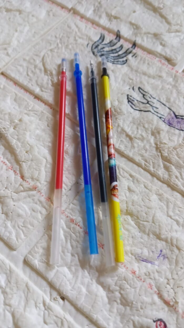 Retractable Gel Pen Refills Replacement Refill, for Writing Journaling Taking Notes School Office Home, Full Needle Refills Gel Pen Refill Replacement (4 Pc Mix Color) - Image 7