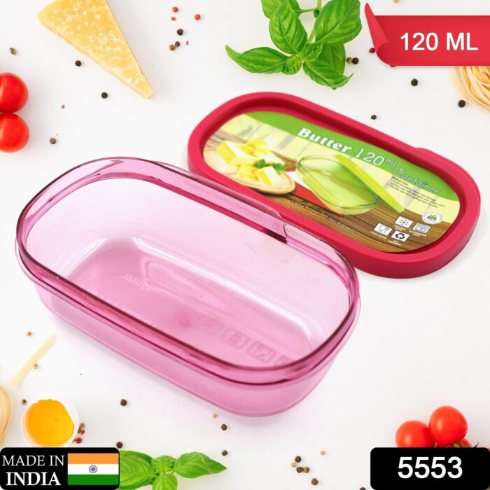 Butter Container, PP Butter Storage Box Easy to Take Portable Large Capacity for Kitchen for Home for Cheese for Butter (120 ML) - Image 2