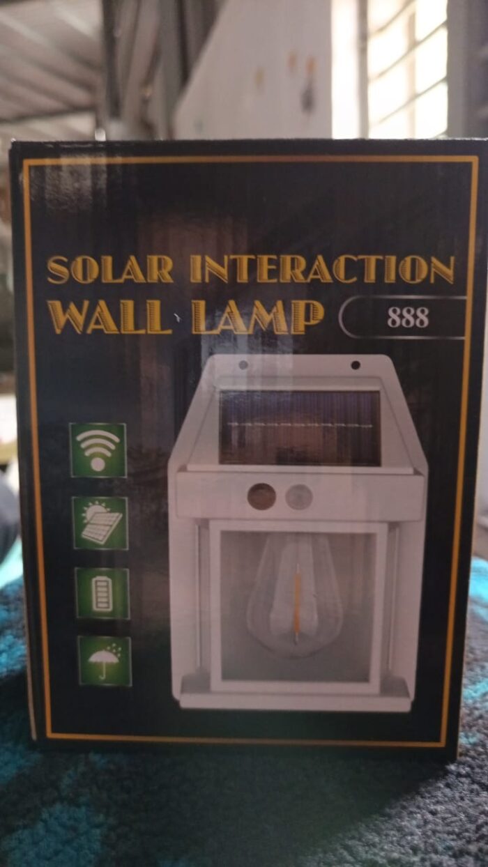 Solar Wall Lights / Lamp Outdoor, Wireless Dusk to Dawn Porch Lights Fixture, Solar Wall Lantern with 3 Modes & Motion Sensor, Waterproof Exterior Lighting with Clear Panel (1 Pc ) - Image 9
