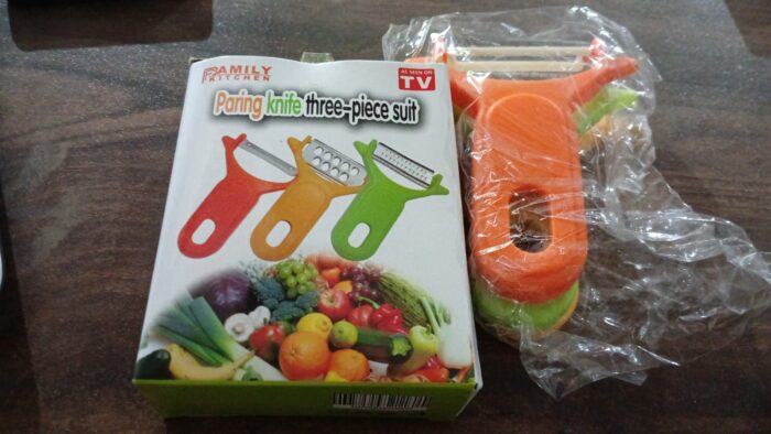 Peeler Slicers Shredders for Fruits and Vegetables, Cutter, Grater Kitchen Helper, Potato Fruits Peeler, Stainless Steel Sharp Blade with Non-Slip Handle (3 Pcs Set) - Image 7