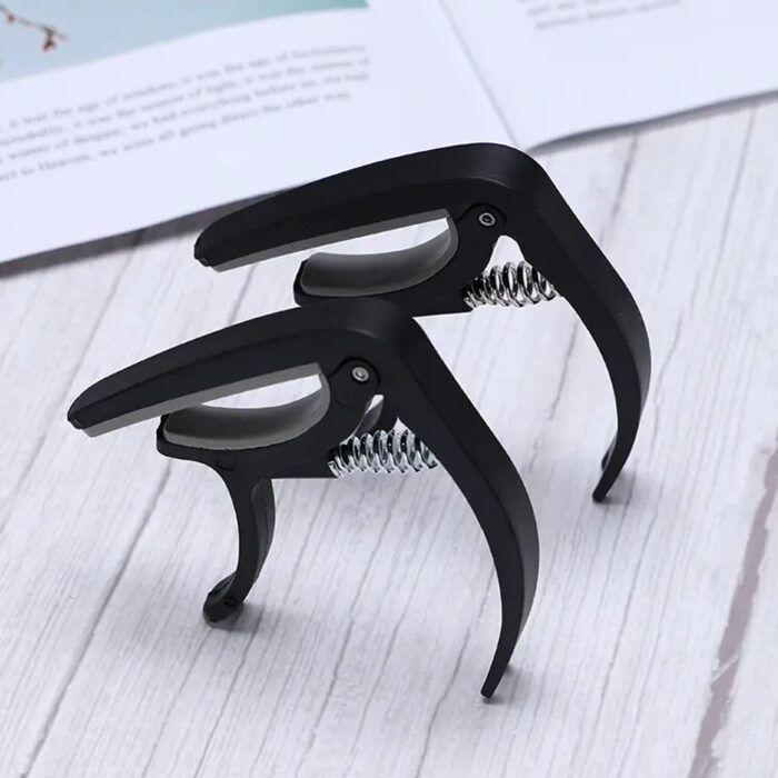 Guitar Capo with Pickup Stand, Soft Pad for Acoustic and Electric Guitar Ukulele Mandolin Banjo Guitar Accessories - Image 6