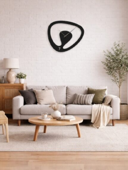 Abstract Modern Wall Clock | Artistic Designer Timepiece | Contemporary Home & Office Décor