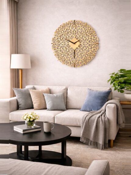 Luxury Designer Wall Clock for Modern Home Décor – Stylish Decorative Timepiece for Living Room & Office