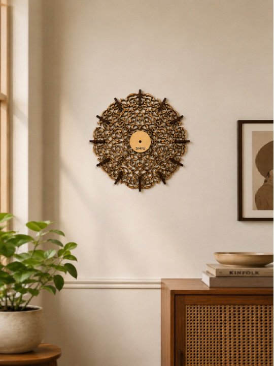 Luxury Designer Wall Clock for Modern Home Décor | Stylish Decorative Timepiece for Living Room & Office - Image 3