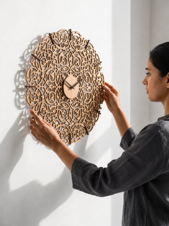 Luxury Designer Wall Clock for Modern Home Décor | Stylish Decorative Timepiece for Living Room & Office - Image 5