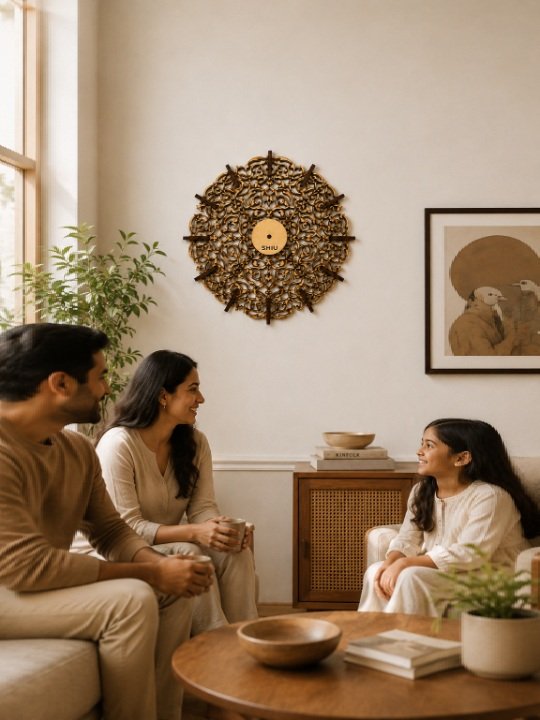 Luxury Designer Wall Clock for Modern Home Décor | Stylish Decorative Timepiece for Living Room & Office - Image 6