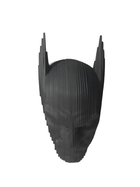3D Wooden Batman Wall Art Superhero Mask Decorative Wall Mount for Modern Home Décor - Image 2