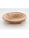 Harvest Wooden Bowl | Handcrafted Layered Wood Serving & Décor Bowl | Natural Tableware Accent
