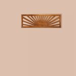 Wooden Sunrise Wall Art Panel Laser Cut Decorative Horizontal Wall Décor for Modern Interiors