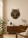 3D Wooden Deer Head Mandala Wall Art Laser Cut Decorative Home Décor Panel