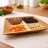 Premium-Wooden-Dry-Fruit-Serving-Tray-4-Compartments-Decorative-Snack-Organizer-Platter
