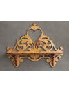 Handcrafted Wooden Decorative Wall Shelf Ornamental Display Rack for Home Interior Décor