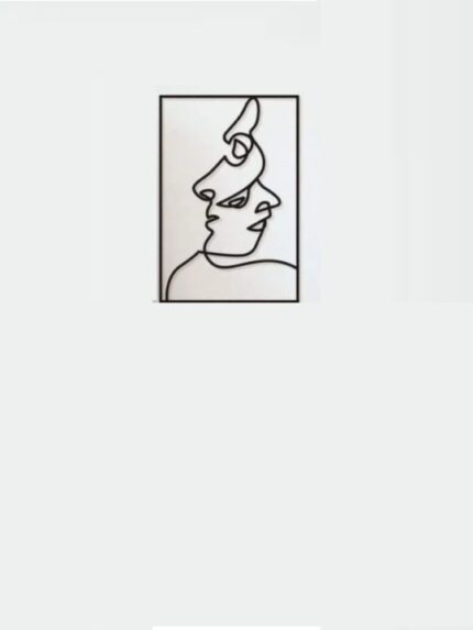 Minimalist Face Line Art Wall Décor | Modern Abstract Wall Art