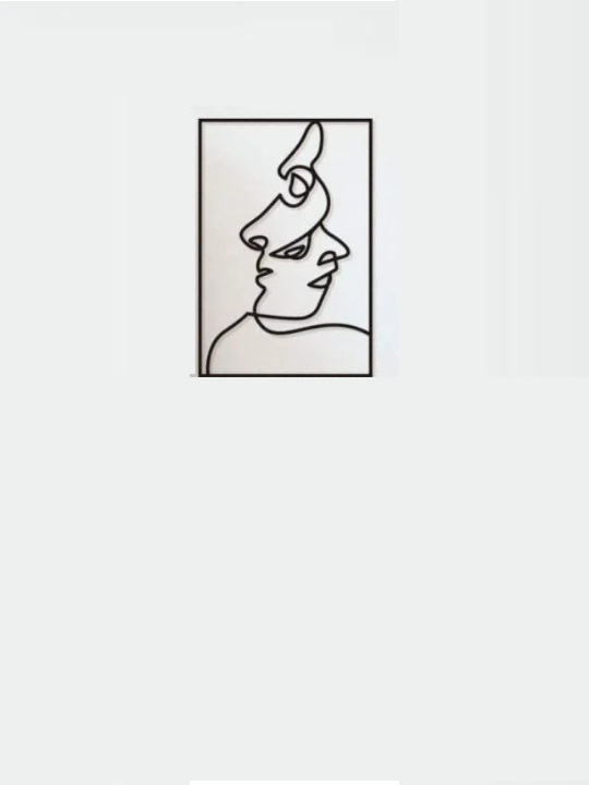 Minimalist Face Line Art Wall Décor | Modern Abstract Wall Art