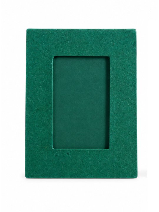 Handmade Green Textured Desktop Photo Frame Eco Friendly Table Picture Frame for Home Office - Image 4