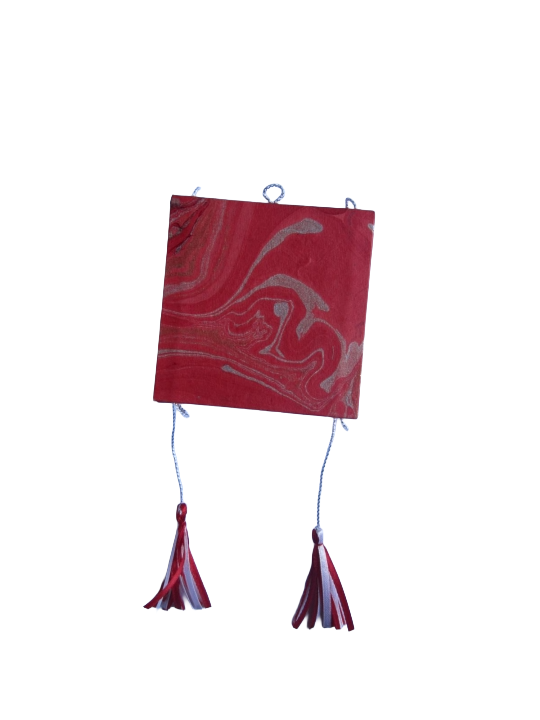 Vertical Wall Hanging 3 Tier Collage Photo Frame with Elegant Bottom Tassels - Image 5