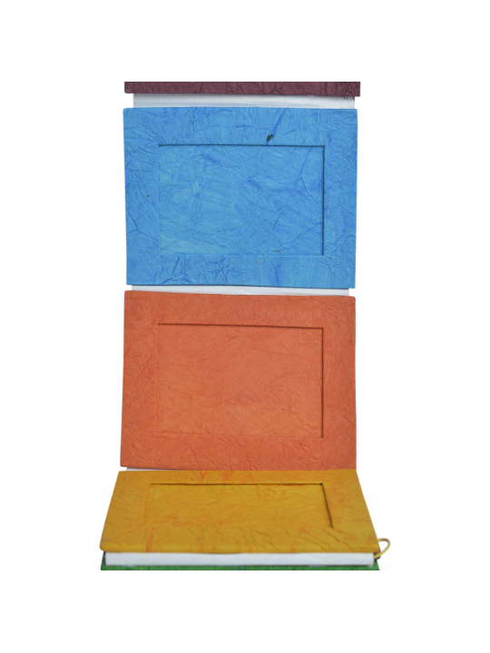 Hanging Multi-Color Paper Storage Organizer with 6 Boxes - Image 4