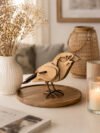 Wooden Mechanical Bird Model | Laser Cut DIY Bird Sculpture | Handcrafted Desk & Home Décor Showpiece