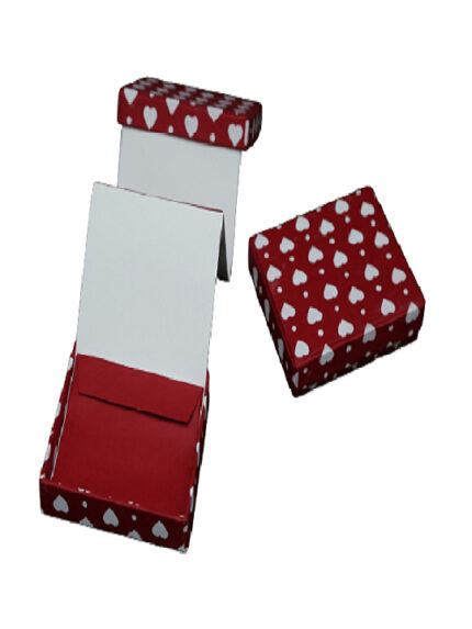 Heart Printed Multi-Purpose Paper Gift Box for All Occasions