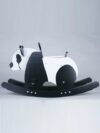 Rocking Panda Wooden Chair for Kids Toddler Baby Safe Nursery Animal Rocker Toy Durable Stylish