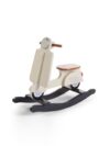 Rocking Scooter Wooden Toy for Kids, Vintage Ride-On Toddler Balance Bike Indoor Play Equipment