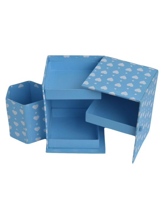 Heart Printed Multi-Utility Paper Storage & Gift Box Set - Image 3