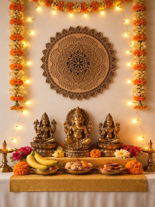 Ornamental Lace Mandala Wall Art | Intricate Floral Mandala Design | Elegant Home & Spiritual Décor