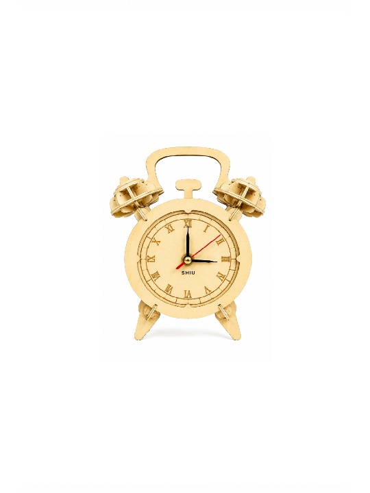 SHIU_Wood Vintage Alarm Clock3