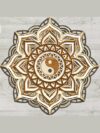 Yin Yang Mandala Wooden Wall Art | Layered Spiritual Mandala Décor | Harmony & Balance Home Accent