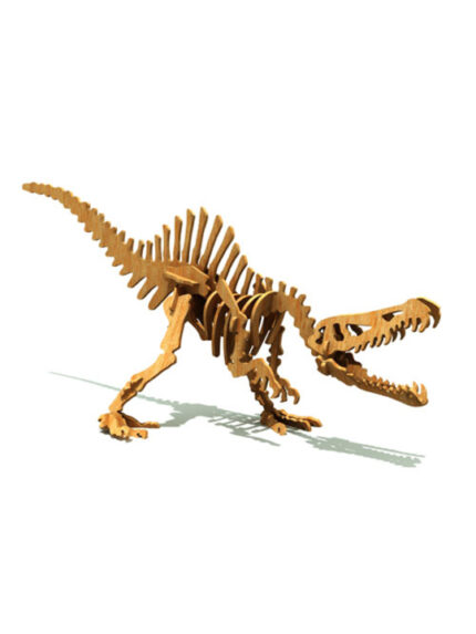 Wooden Dinosaur 3D Puzzle DIY Model Kit | Educational Craft Toy