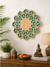 Modern Wooden Mandala Wall Art | Laser Cut Geometric Boho Decor | Silent Decorative Home Accent Piece