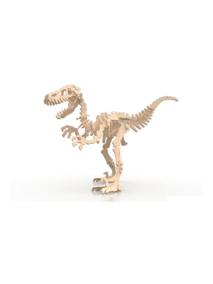 Wooden Dinosaur DIY 3D Puzzle Model Kit | Educational Craft Toy for Kids