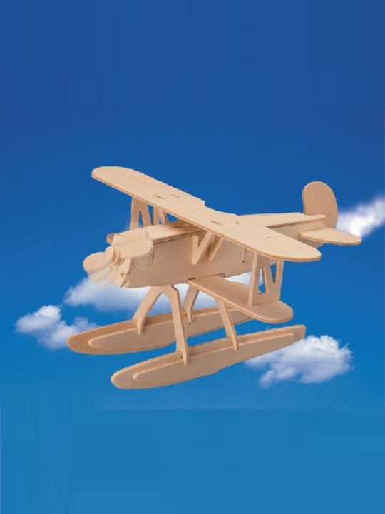 Wooden Airplane DIY Model Kit | Educational Craft Toy for Kids