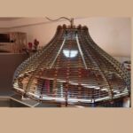 Artisanal Handmade Wooden Table Lamp Authentic Indian Craft Warm Elegant Home Light for Bedroom Living Room Study Gifting India Natural Wood Decor