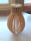 Handcrafted Rustic Wooden Table Lamp Natural Finish Organic Bedside Home Decor Light Farmhouse Style Warm Glow for Bedroom Living Room Gifting India