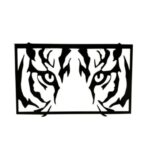 Tiger Eyes Wall Art Decorative Animal Hanging for Modern Home Interior Décor