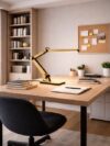 Wooden Table Study Lamp Handcrafted Warm Glow Desk Light for Home Office Bedroom Living Room Ideal for Students and Professionals
