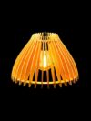 Wooden Decorative Mood Lamp Elegant Warm Glow Table Light for Bedroom Home Office Contemporary Interior Living Room Study Decor India Artisan