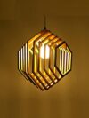 Rustic Handcrafted Wooden Table Lamp Natural Finish Warm Cozy Light for Home Bedroom Living Room Farmhouse Contemporary Decor Artisan Gift India