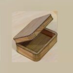 Handcrafted Wooden Storage Box with Lid Multipurpose Organizer Jewelry Keepsake Gift Home Decor Elegant